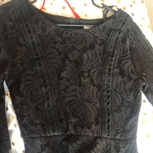 Francescas Black lace dress